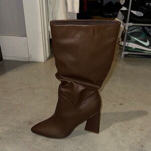Dolce Vita Chocolate Heeled Boots
